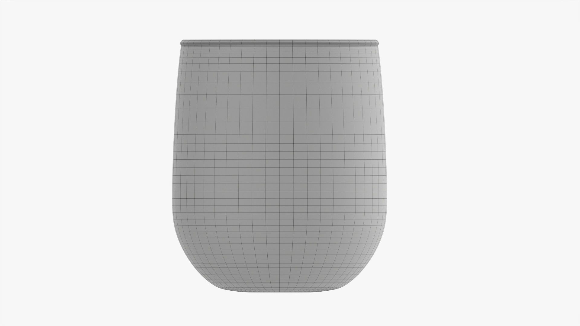 Coffee mug with handle 02 3D model_10