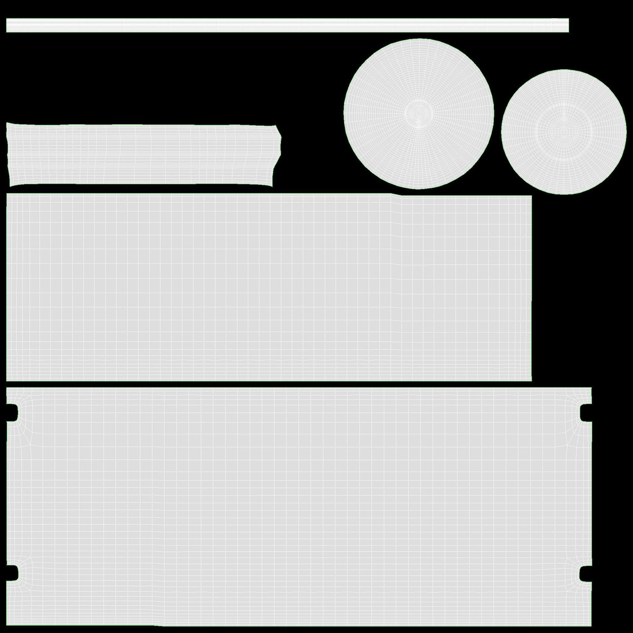 Coffee mug with handle 02 3D model_18