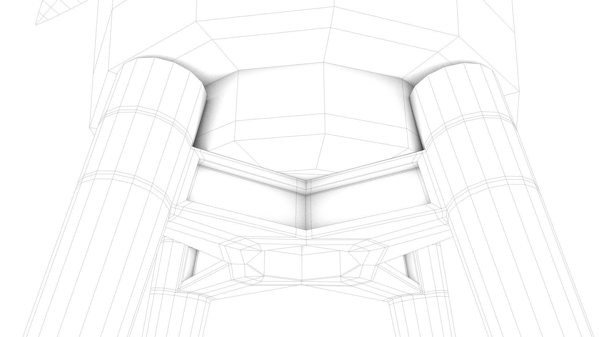 Dracaena and Pot 2 3D model_12