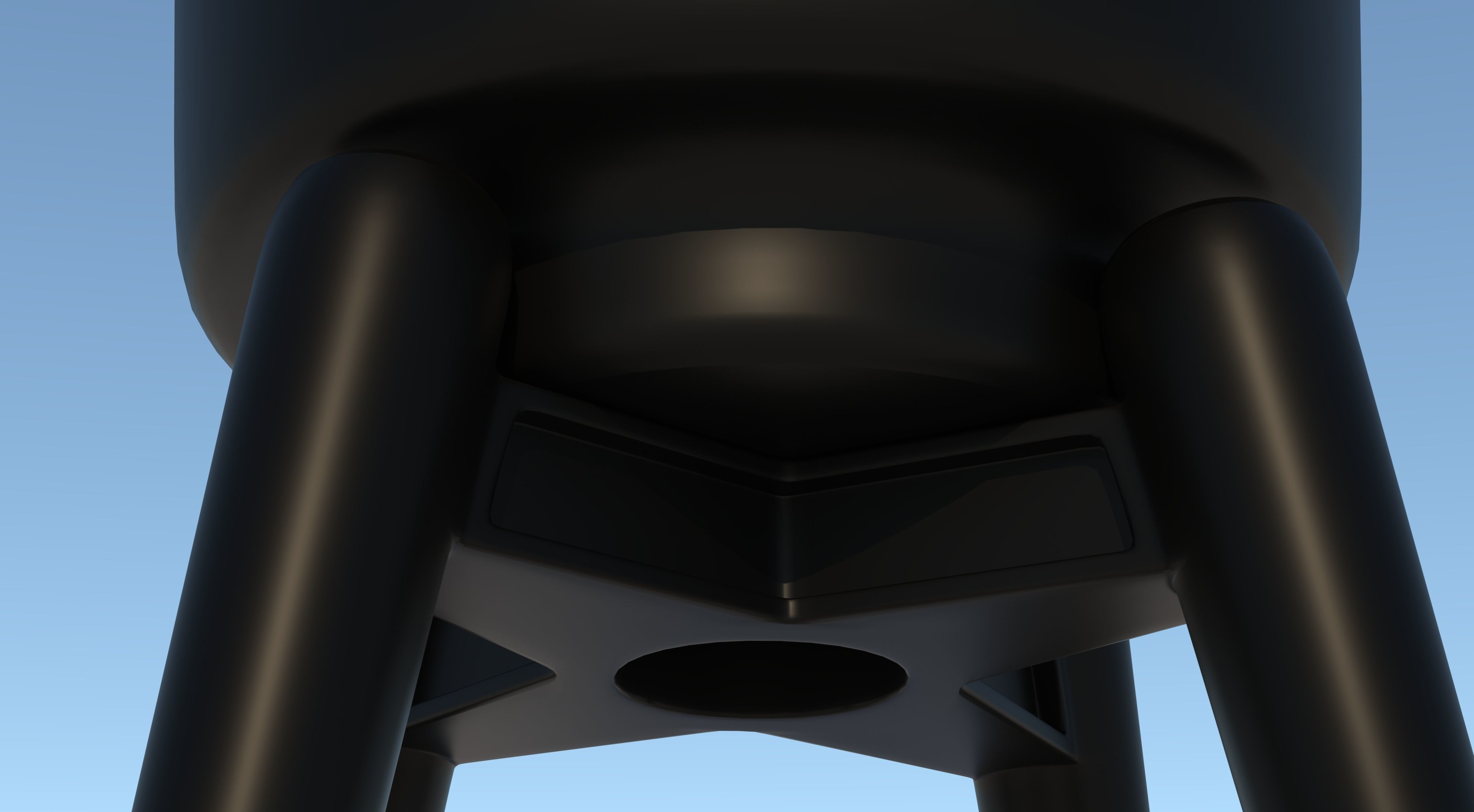 Dracaena and Pot 2 3D model_4