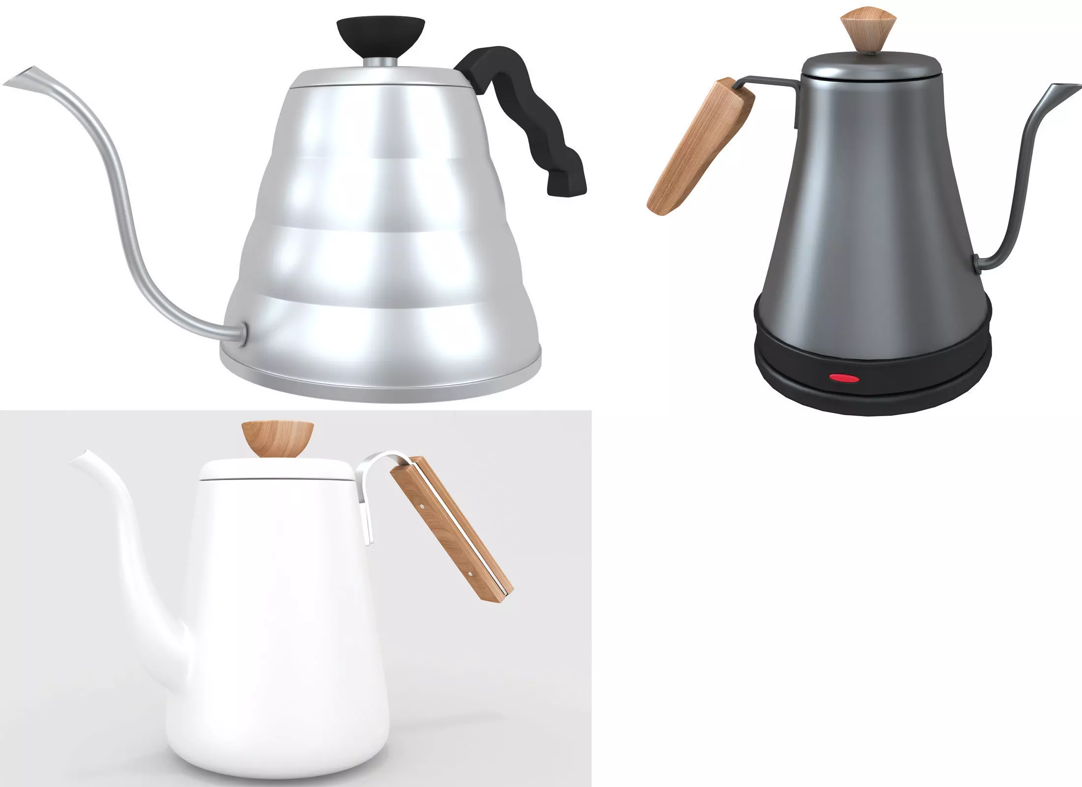 Hario Kettle Set 3D model_0