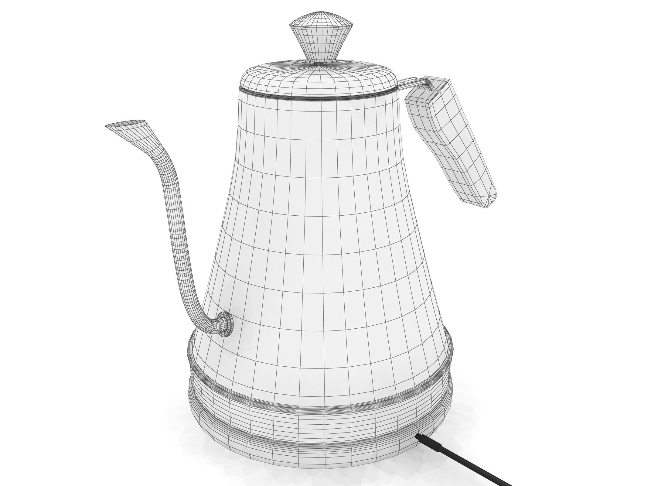 Hario Kettle Set 3D model_11