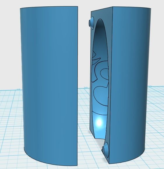 Um candle mould 3D print model_1