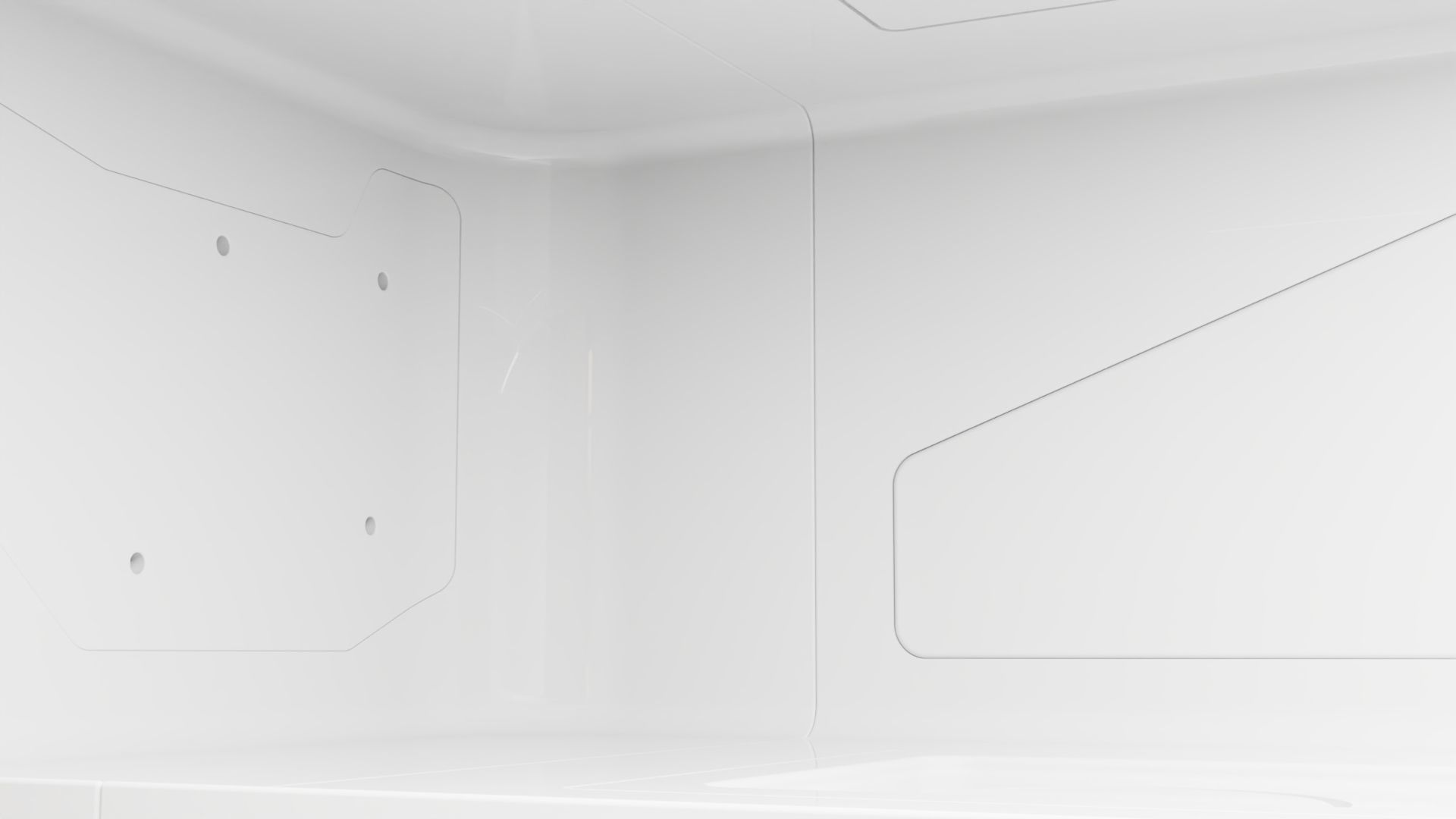 scifi room space  3D model_1