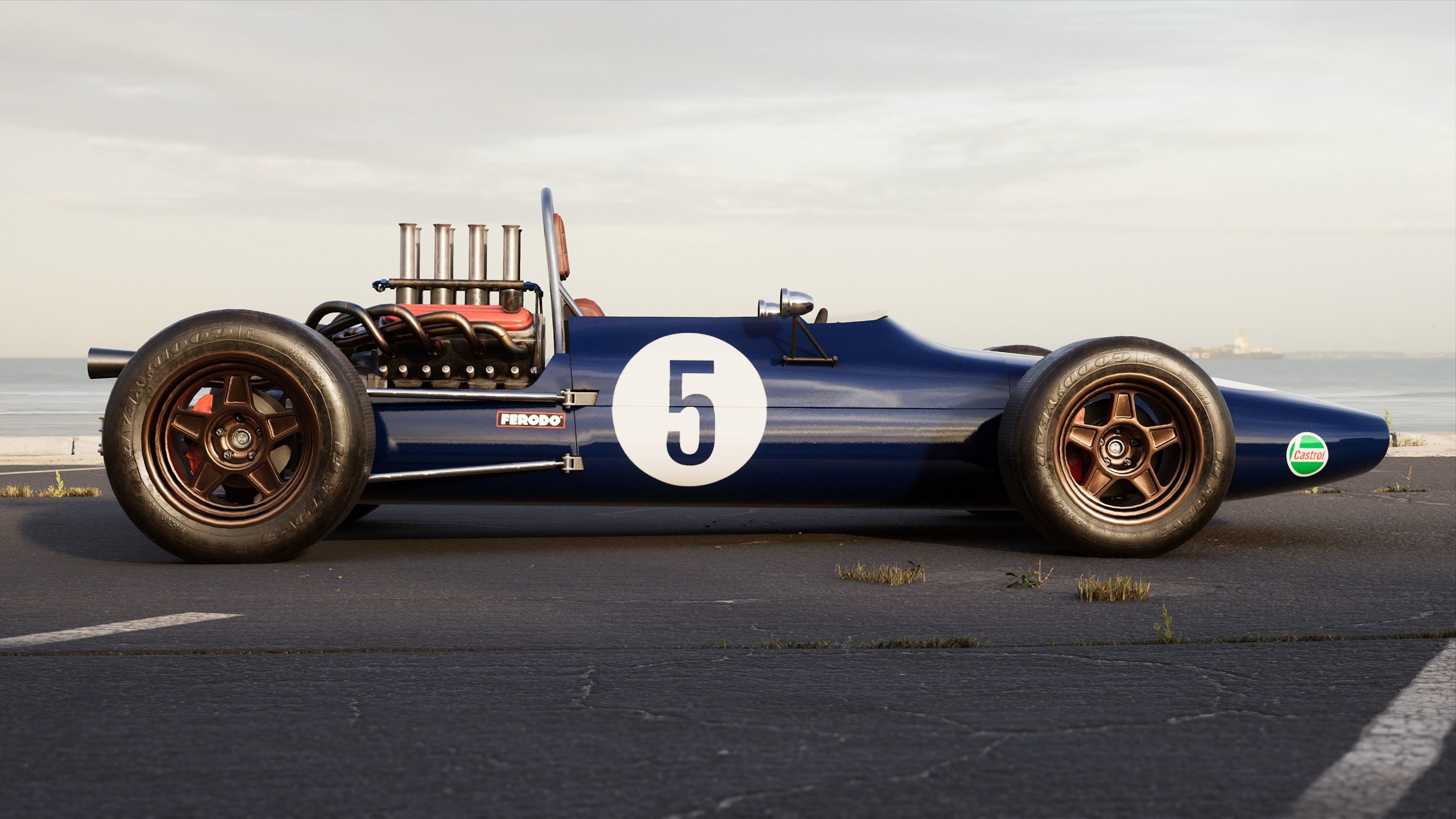 Bolide Rigged Race Car Low-poly 3D model_8