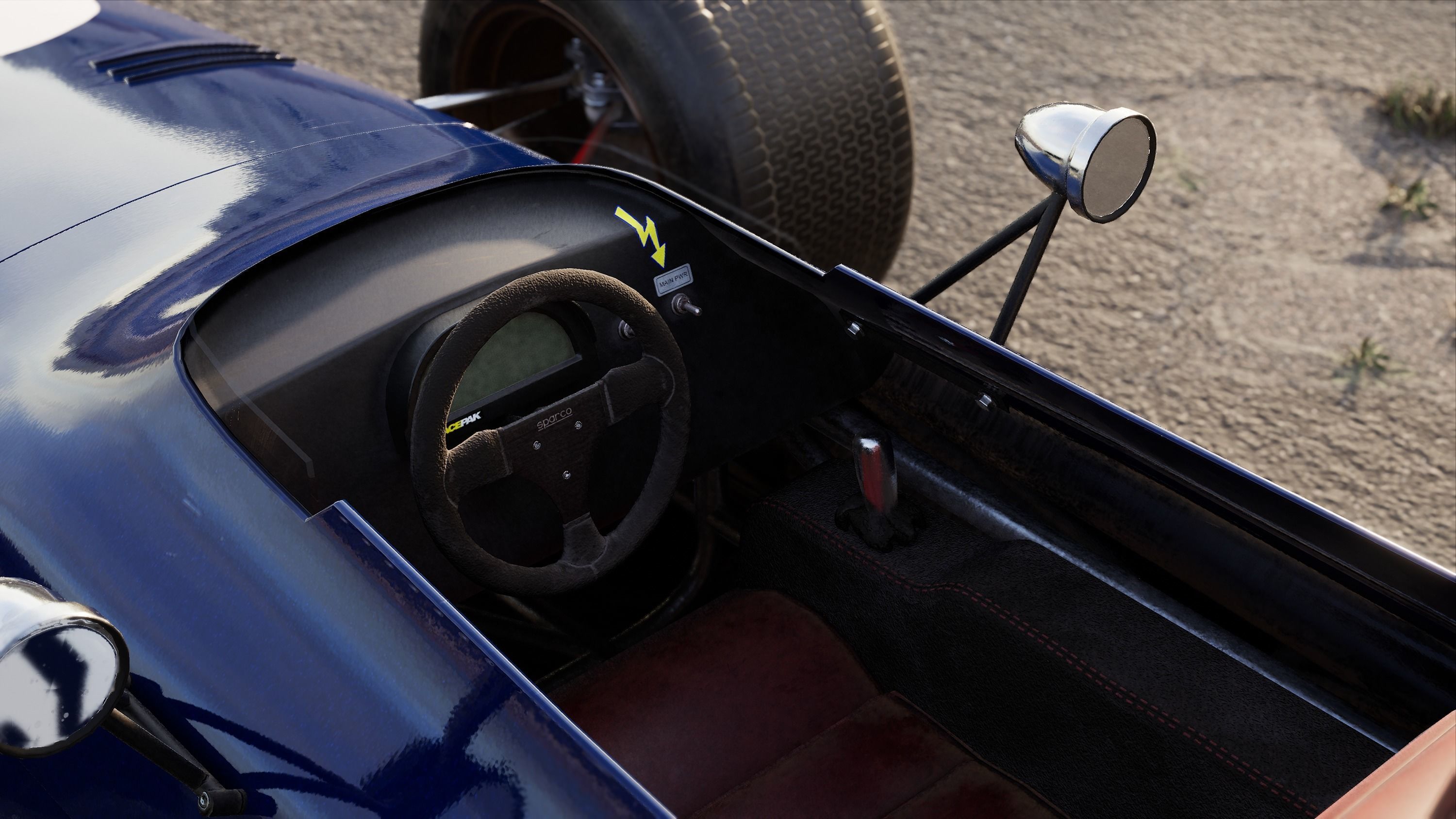 Bolide Rigged Race Car Low-poly 3D model_9