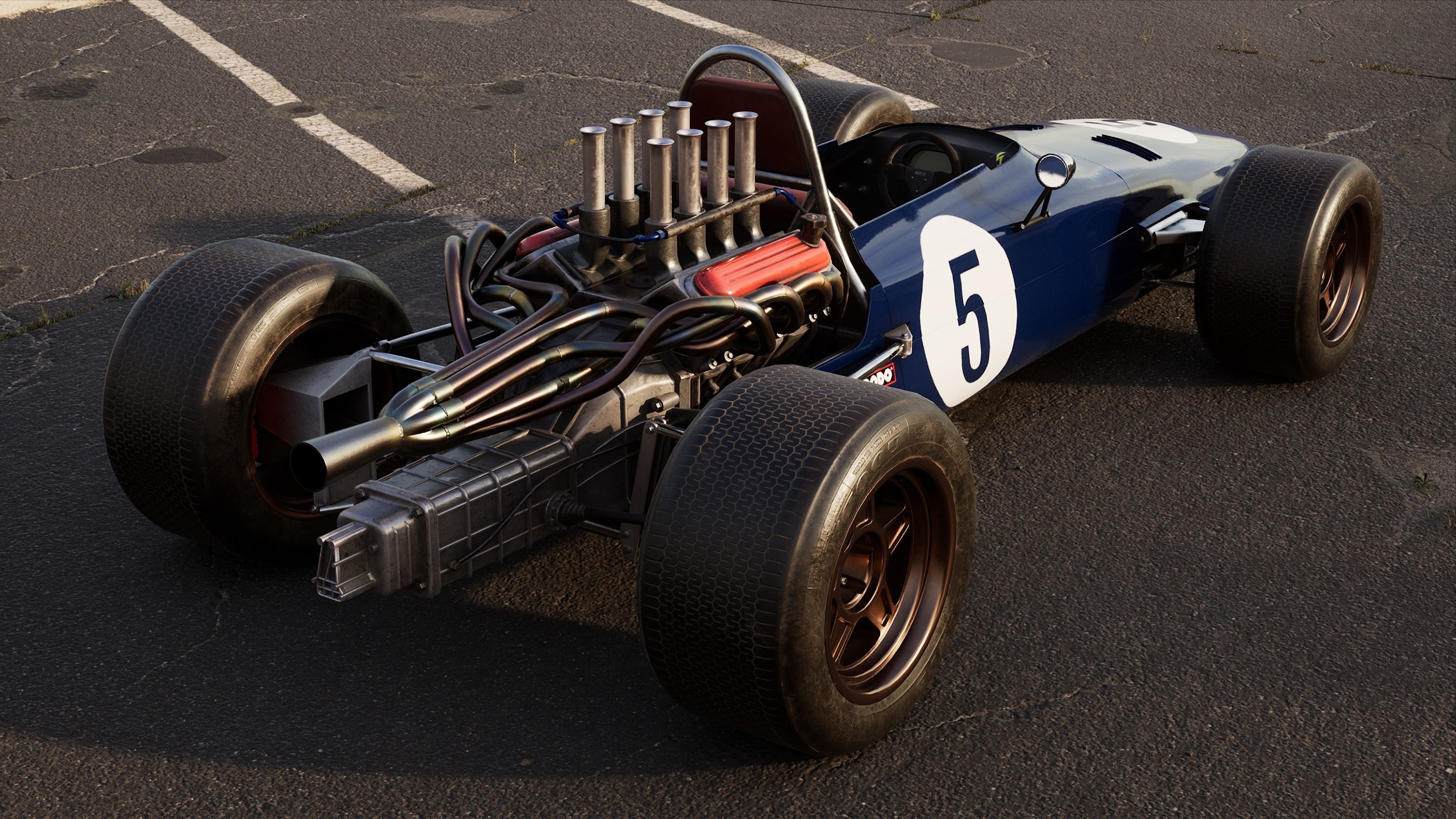 Bolide Rigged Race Car Low-poly 3D model_6