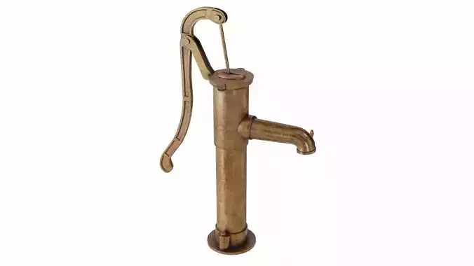 Manual water pump 3D model