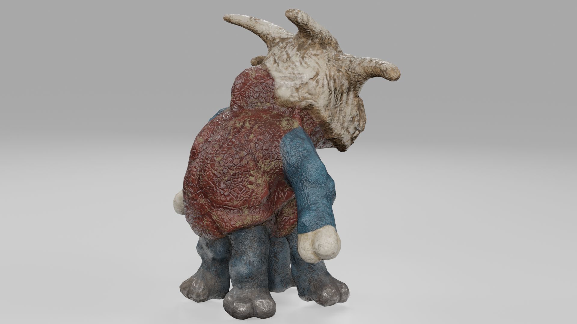 Stylized Monster Julermo Low-poly 3D model_8