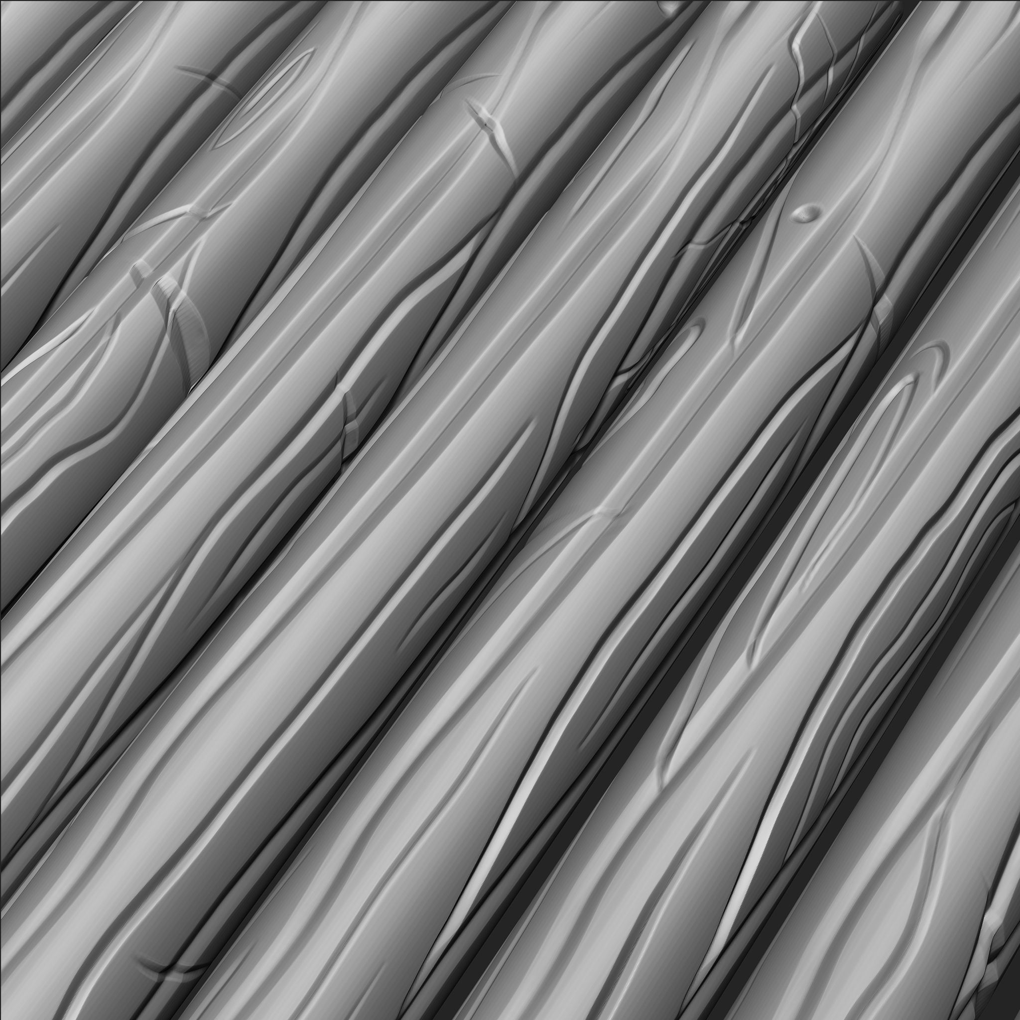 Stylized Wooden Plank IMM Brush Pack 21 in One 3D model_7