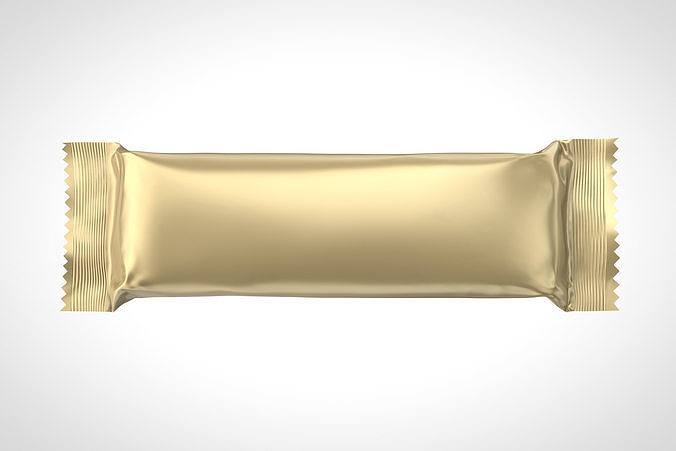 Chocolate Bar 45g Packaging Low-poly 3D model 3