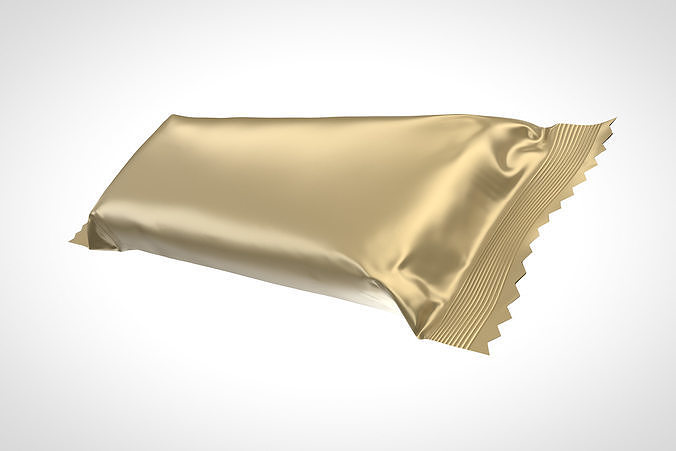 Chocolate Bar 45g Packaging Low-poly 3D model 5