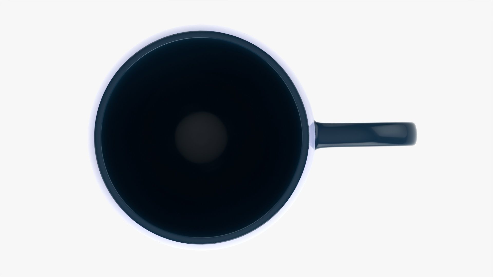 Coffee mug with handle 05 3D model_5