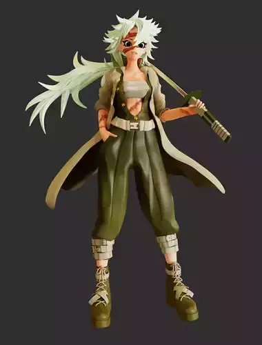 Demon slayer wind Hashira Female Version  