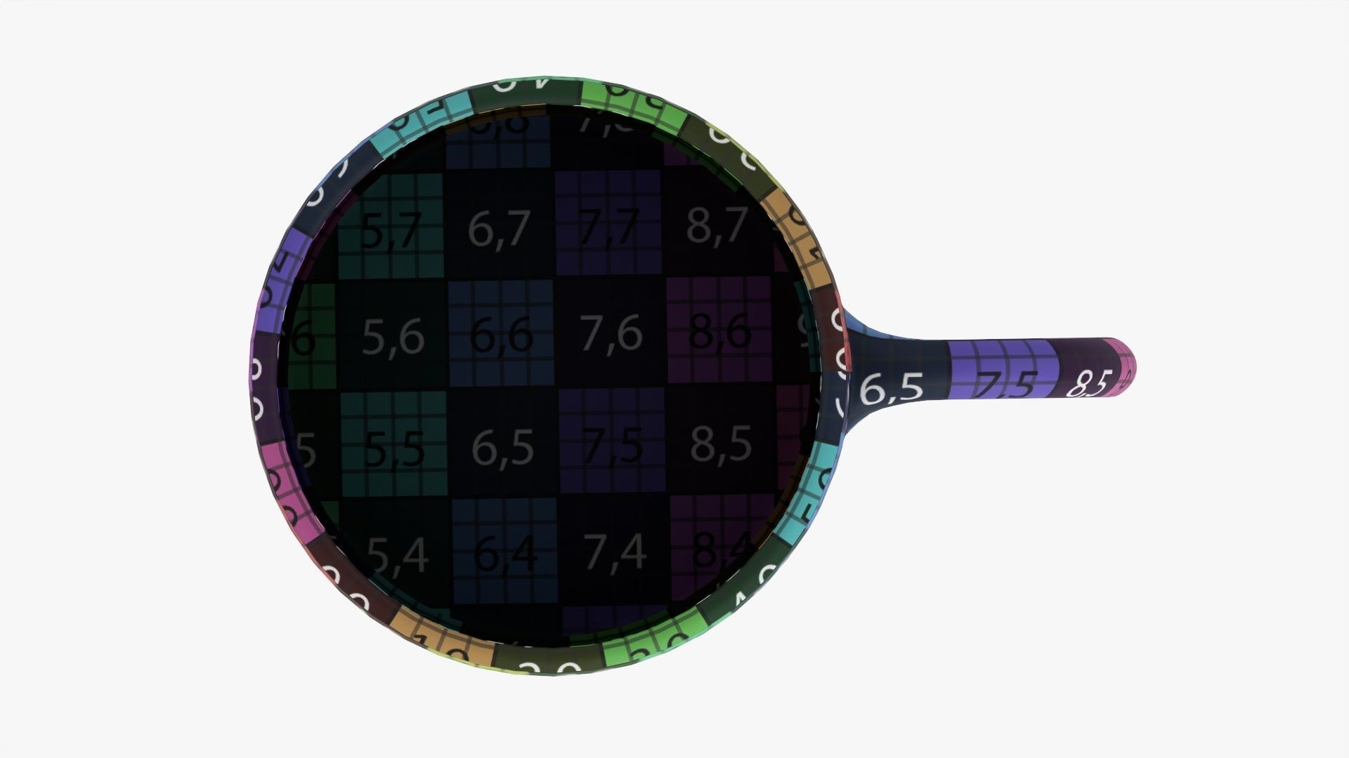 Coffee mug with handle 06 3D model_17