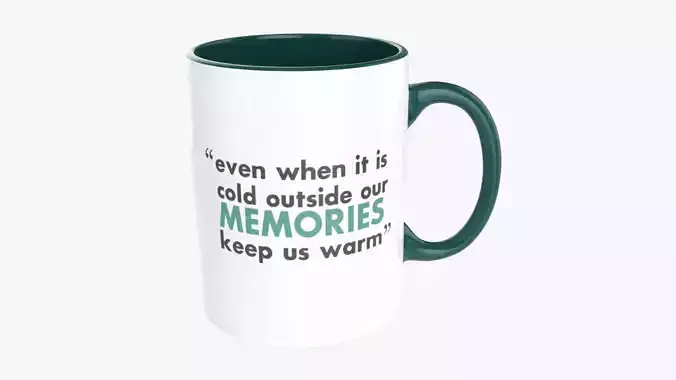 Coffee mug with handle 06