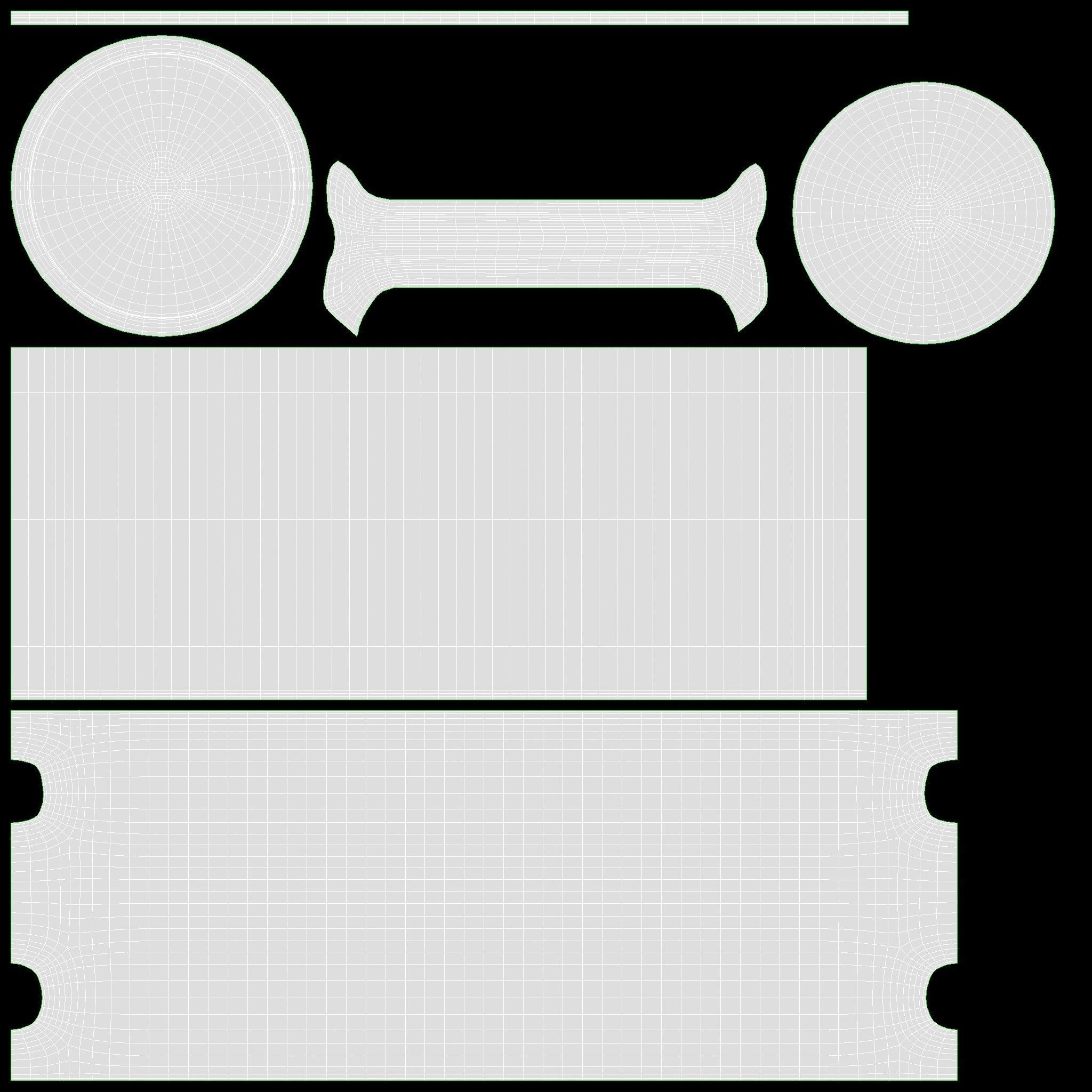 Coffee mug with handle 06 3D model_18