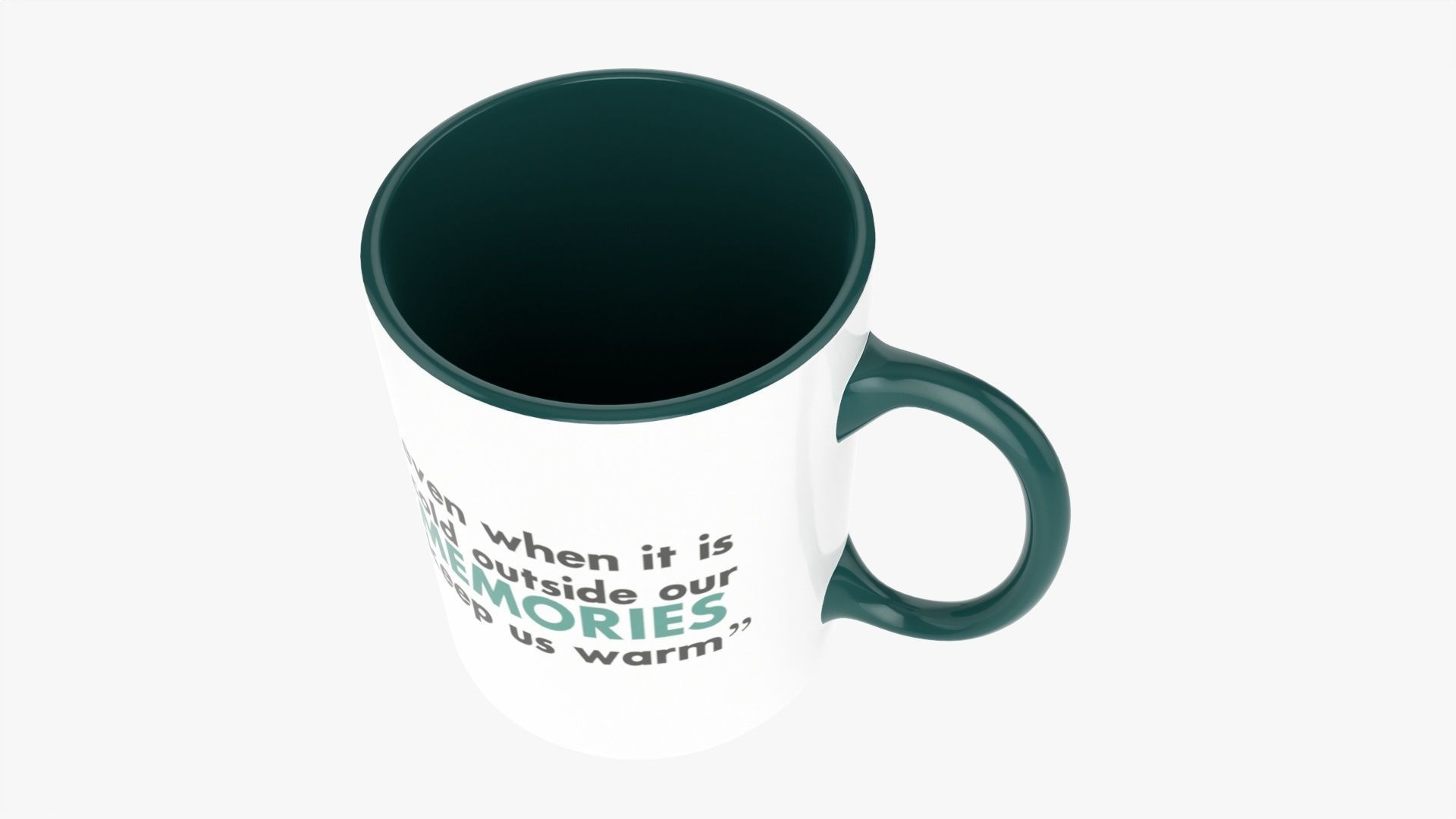 Coffee mug with handle 06 3D model_1