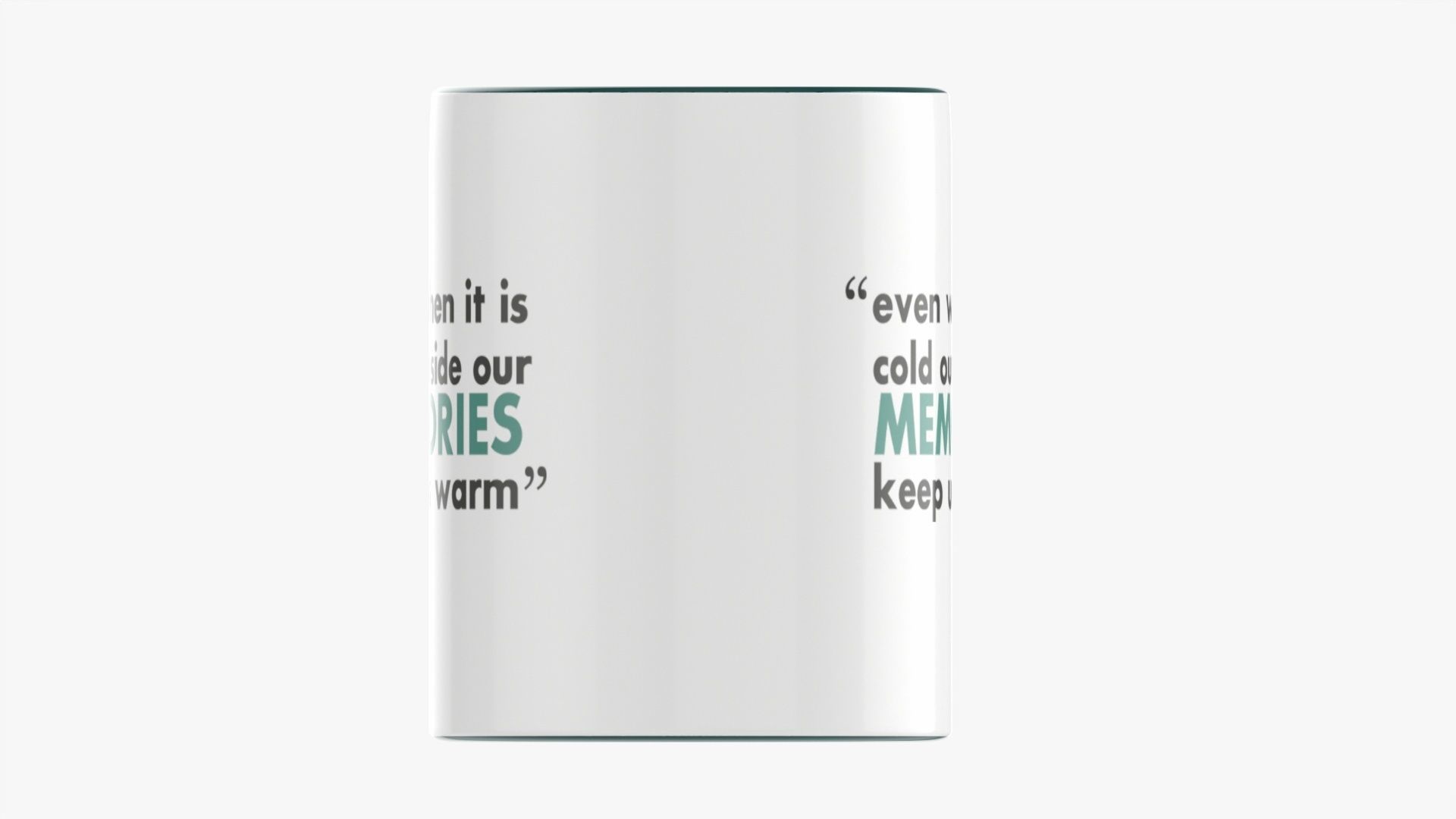 Coffee mug with handle 06 3D model_4