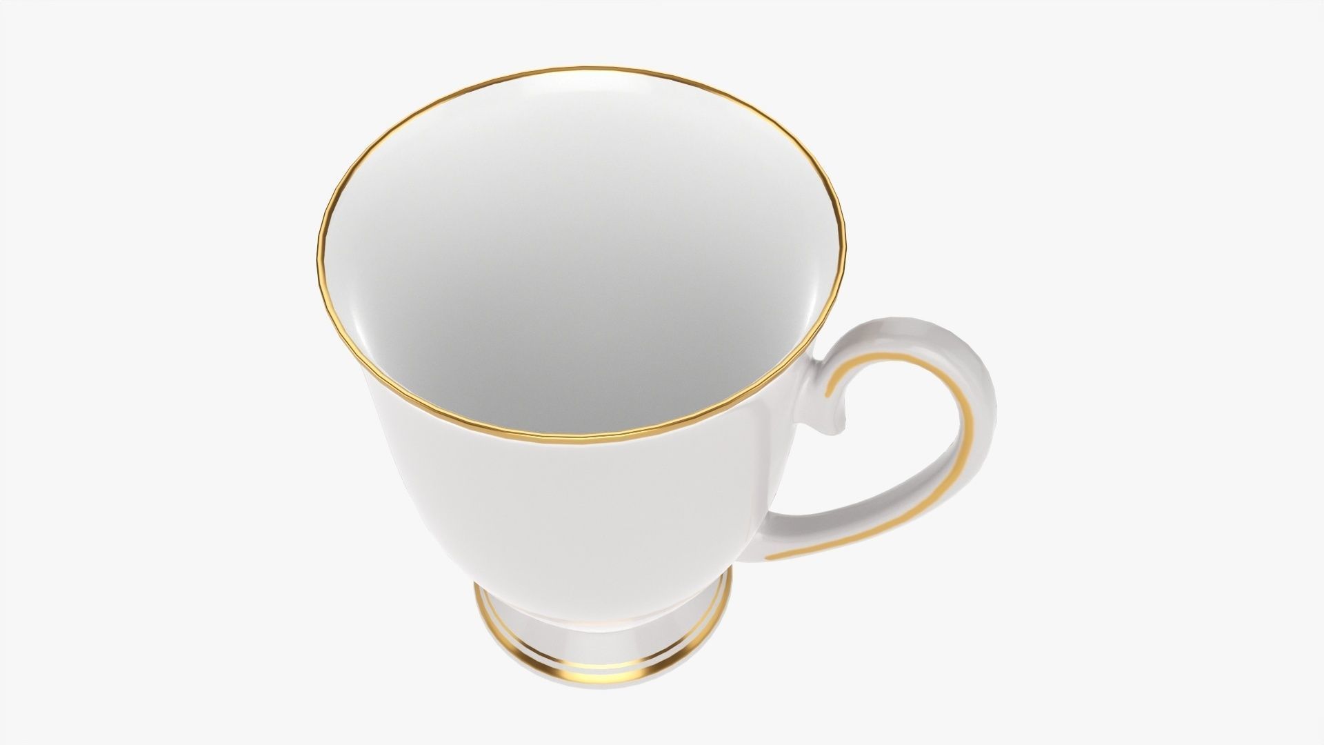 Coffee mug with handle 07 3D model_1