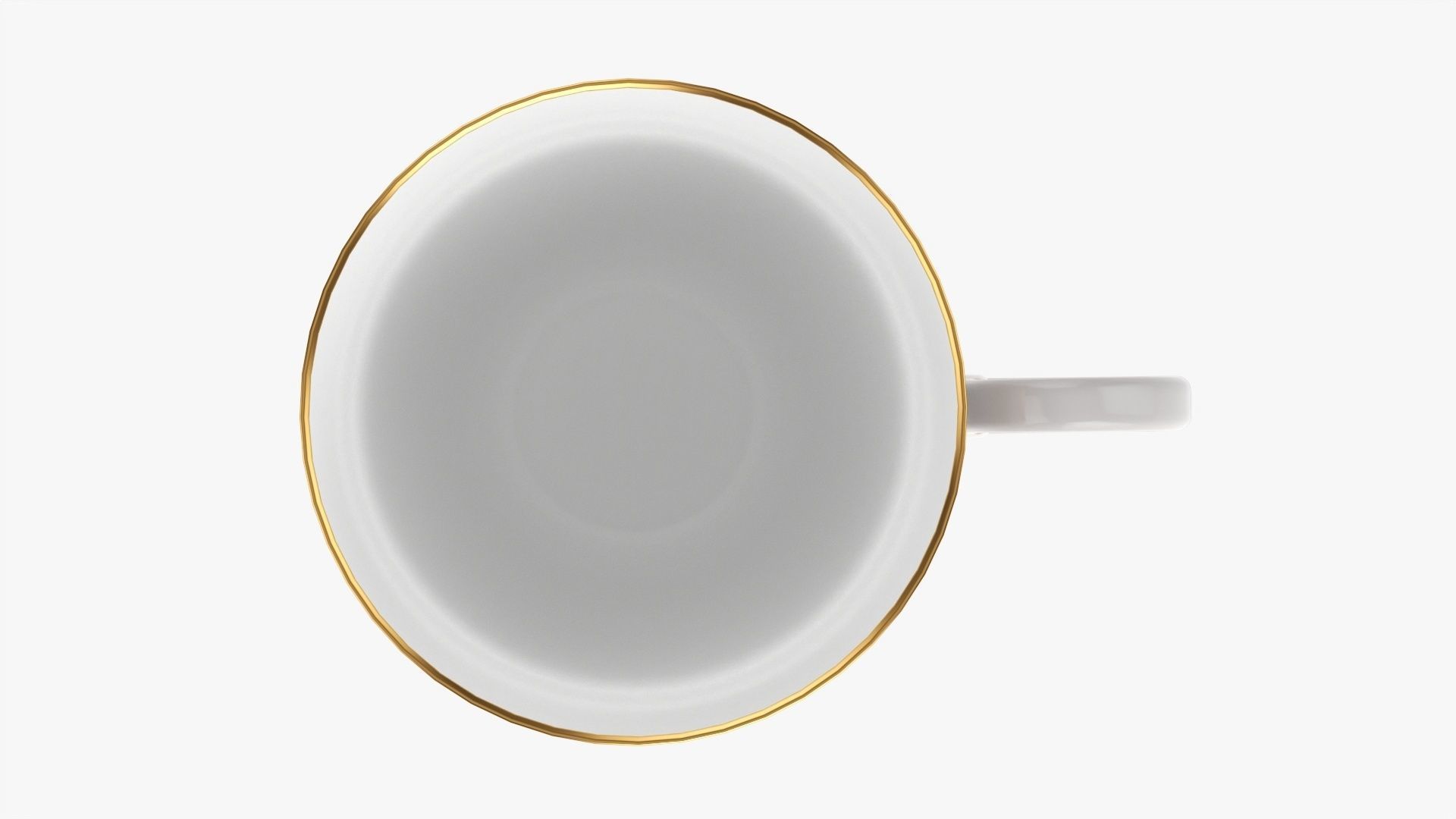 Coffee mug with handle 07 3D model_5