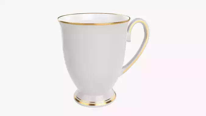 Coffee mug with handle 07