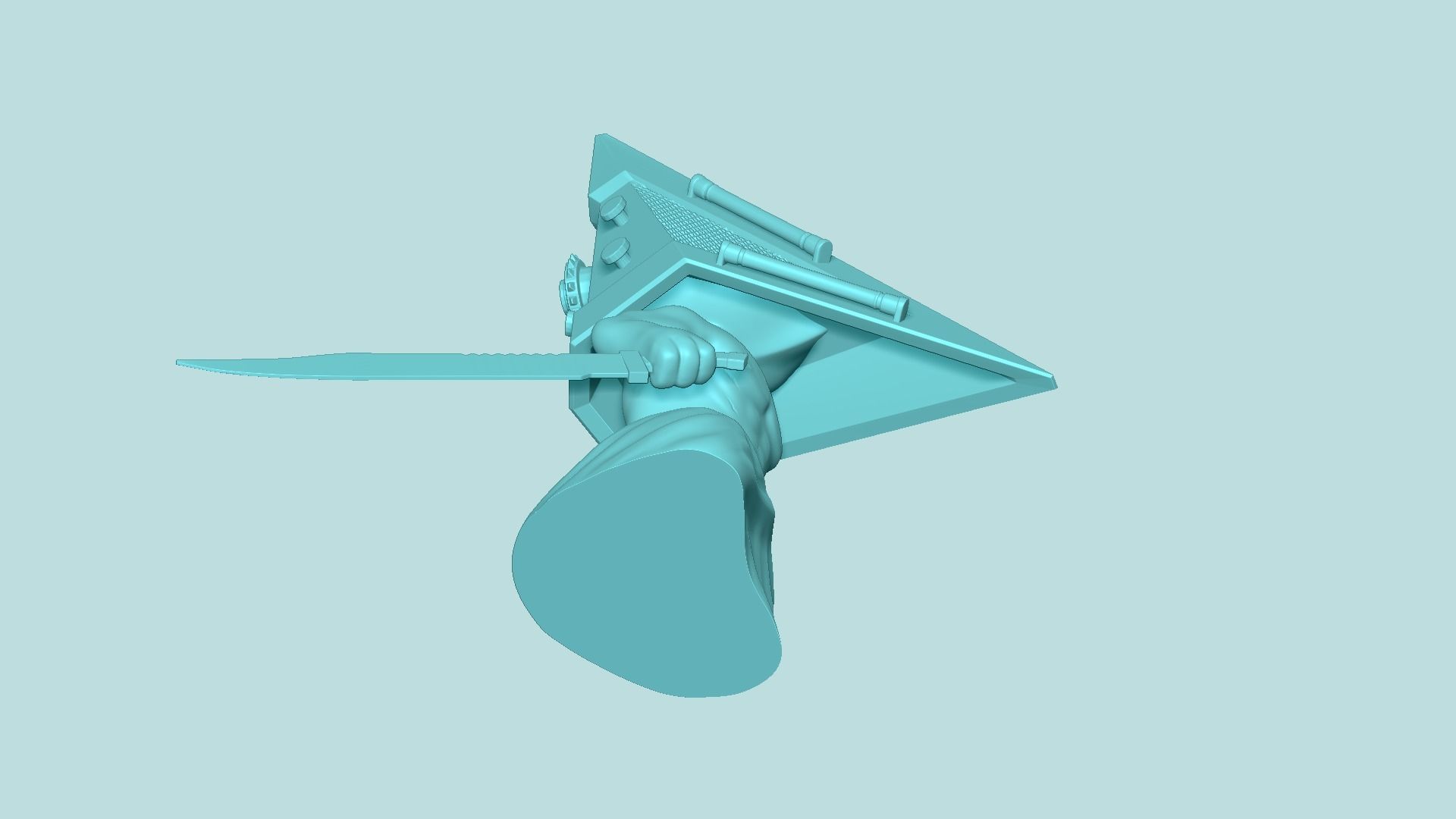 Pyramid Head Chibi - Funko Style - Silent Hill 3D print model_5