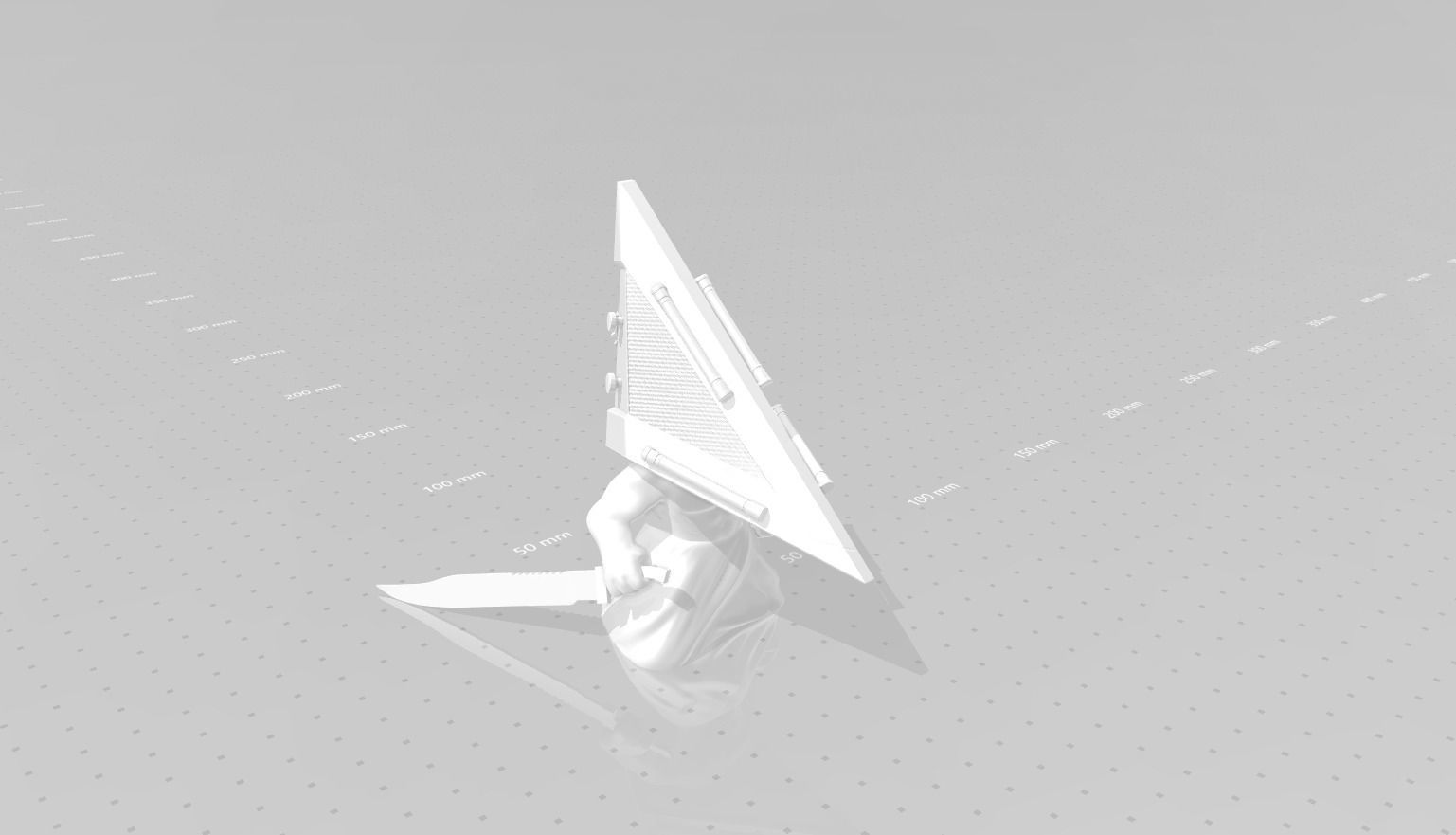 Pyramid Head Chibi - Funko Style - Silent Hill 3D print model_6