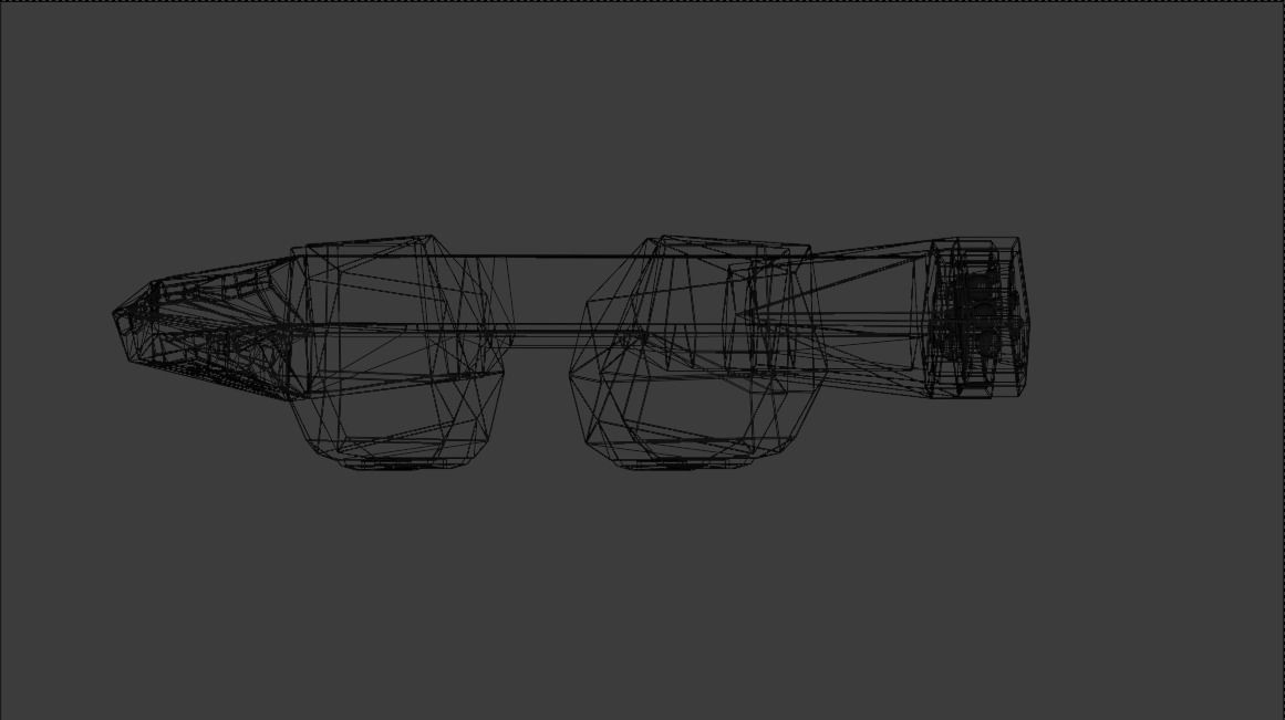 Endurence Interstellar Spaceship Low-poly 3D model_20