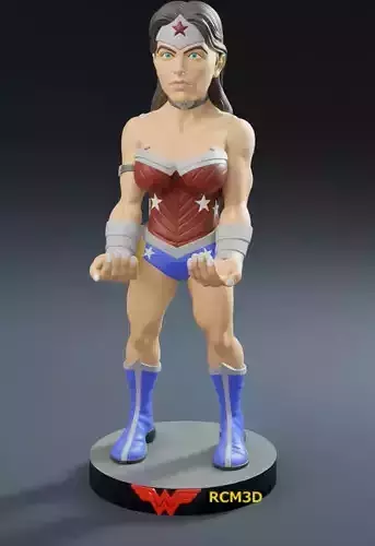 Wonder Woman mulher maravilha cellphone and joystick holder 