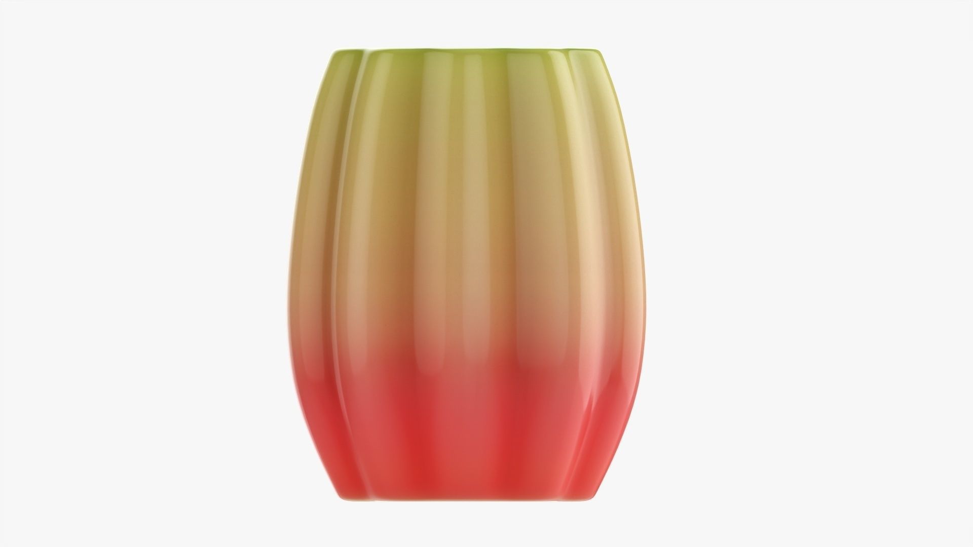 Coffee mug with handle 08 3D model_4