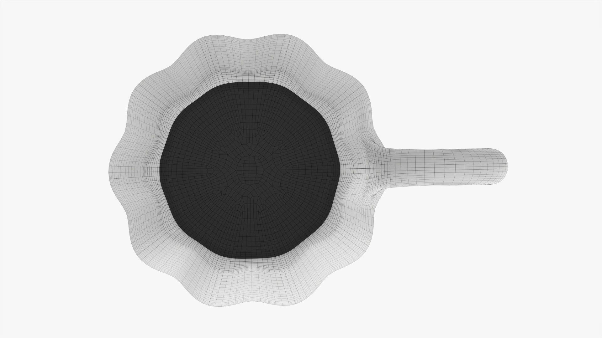 Coffee mug with handle 08 3D model_11