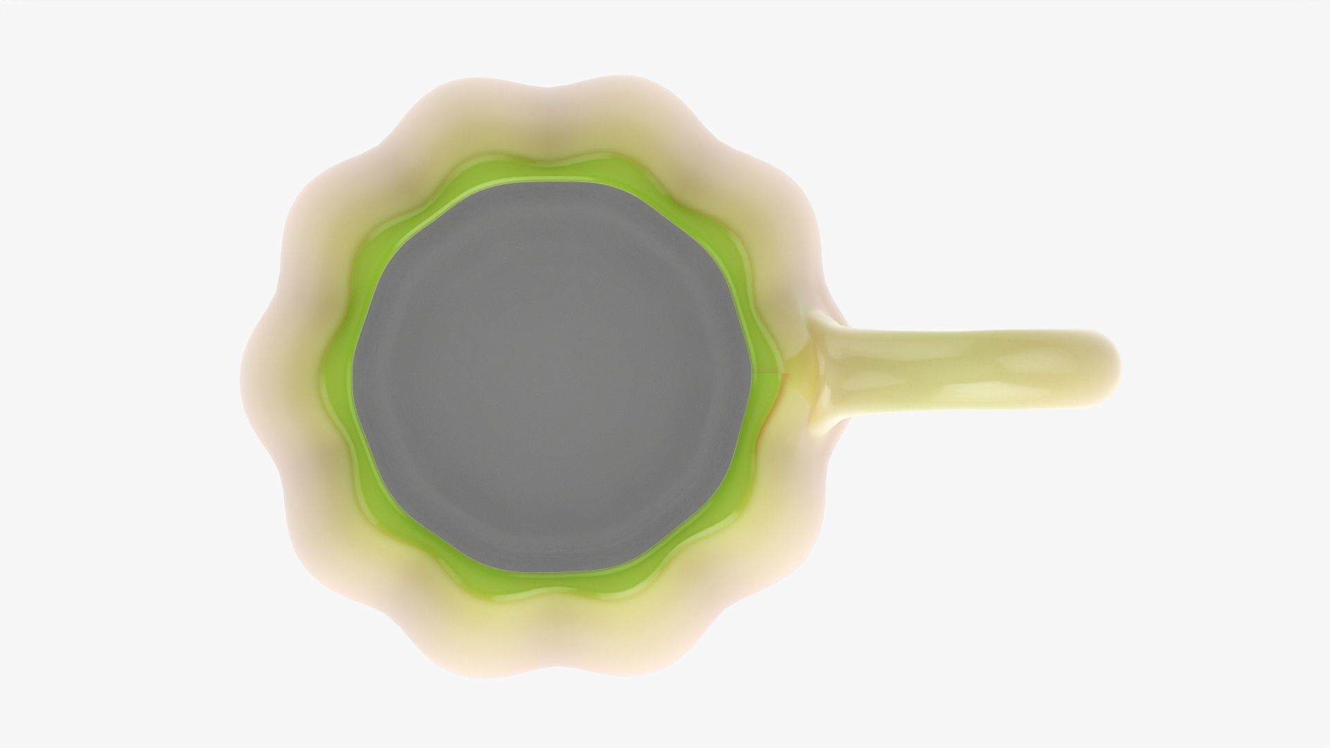 Coffee mug with handle 08 3D model_5