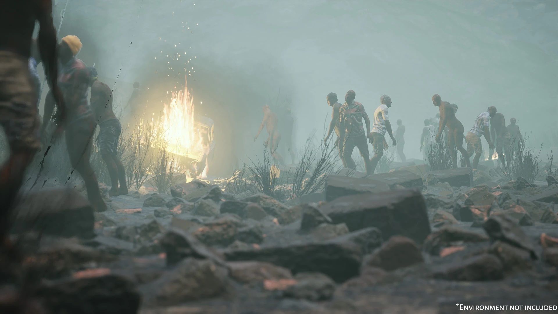 Zombie - Bloated Male Low-poly 3D model_6