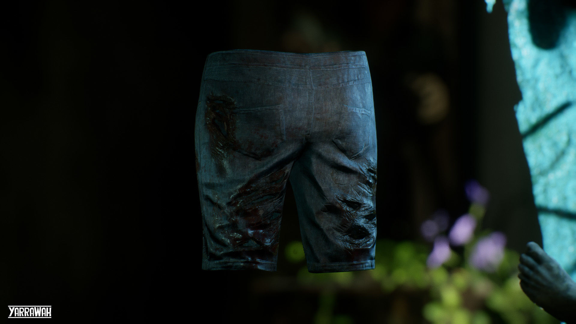 Zombie - Bloated Male Low-poly 3D model_10