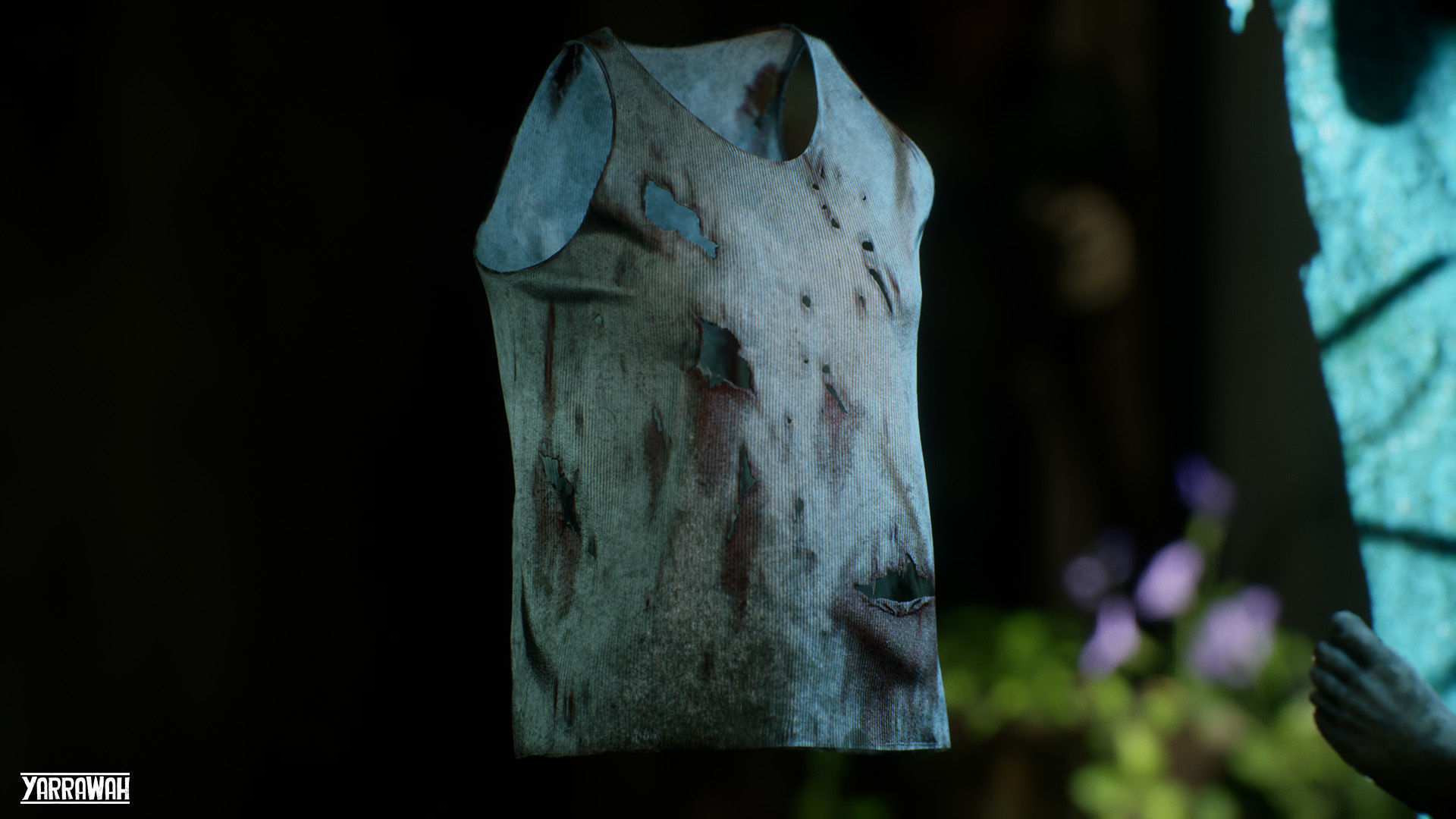 Zombie - Bloated Male Low-poly 3D model_8