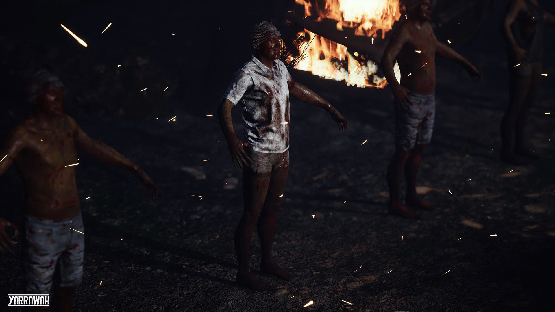 Zombie - Bloated Male Low-poly 3D model_19