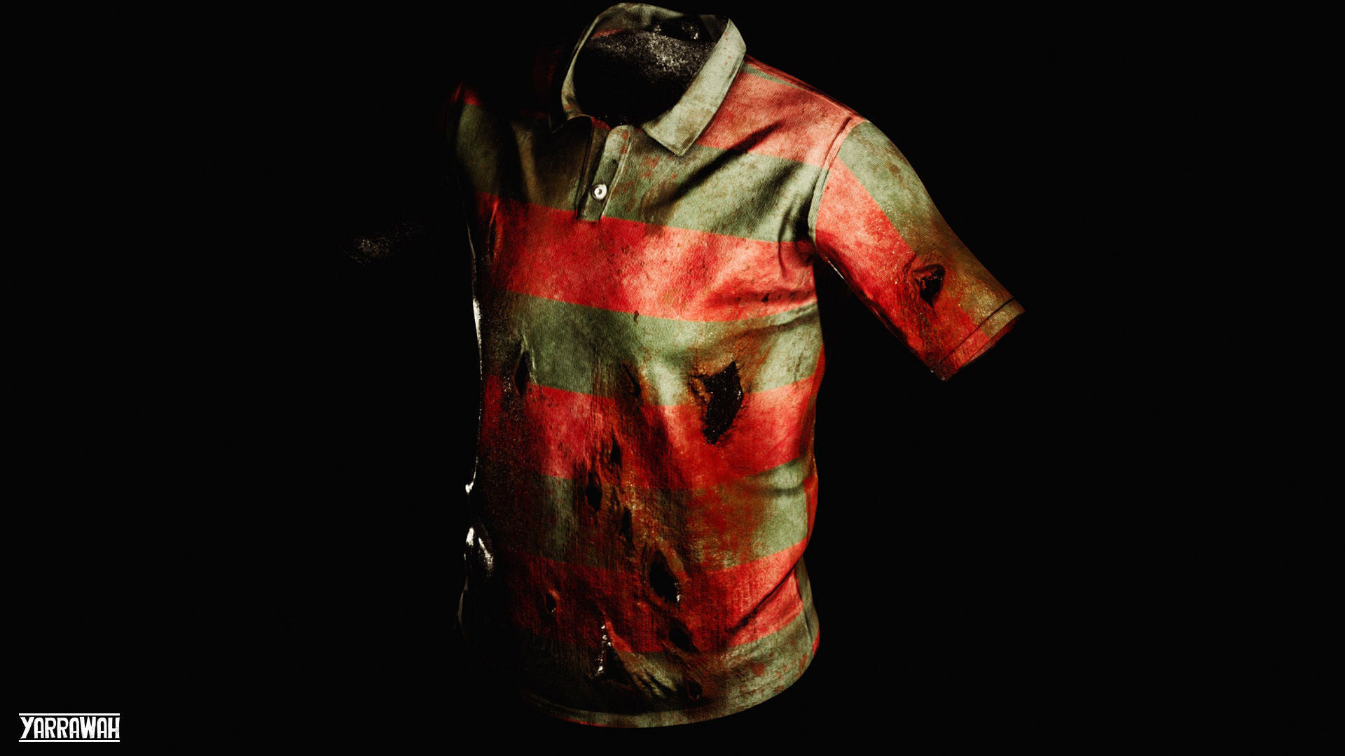 Zombie - Bloated Male Low-poly 3D model_18