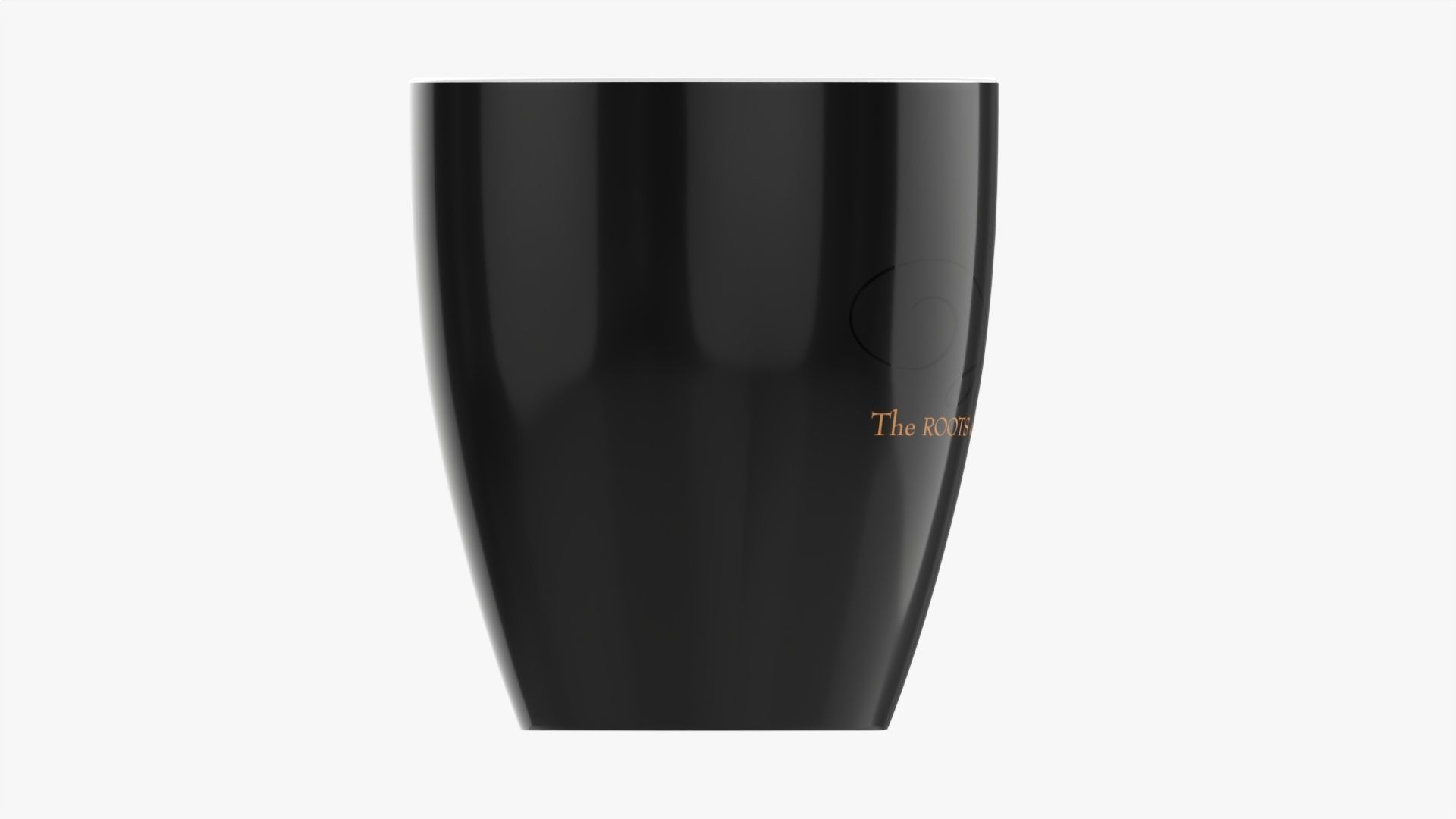 Coffee mug with handle 09 3D model_4