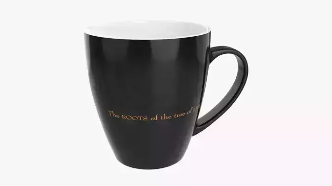 Coffee mug with handle 09