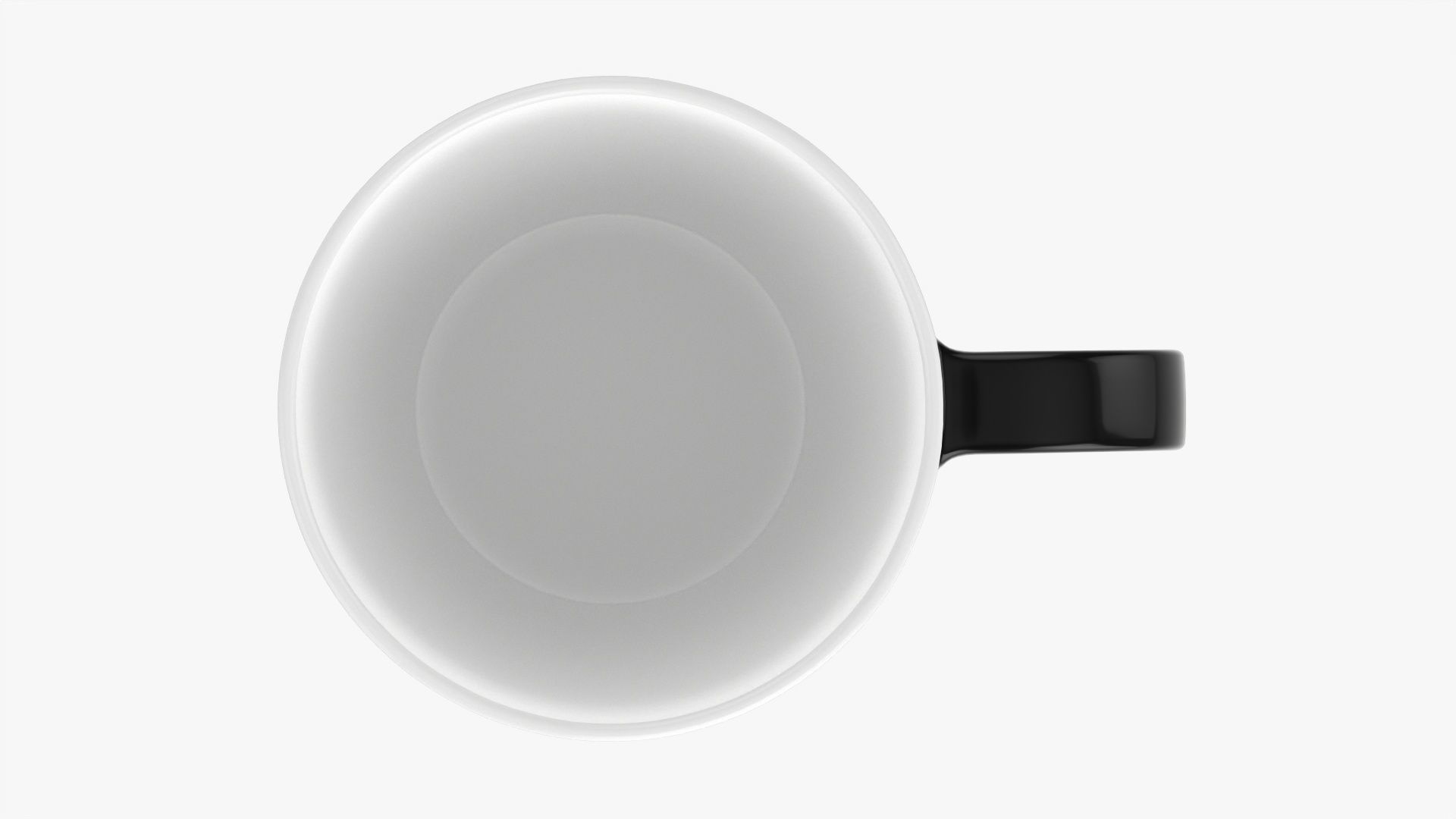 Coffee mug with handle 09 3D model_5