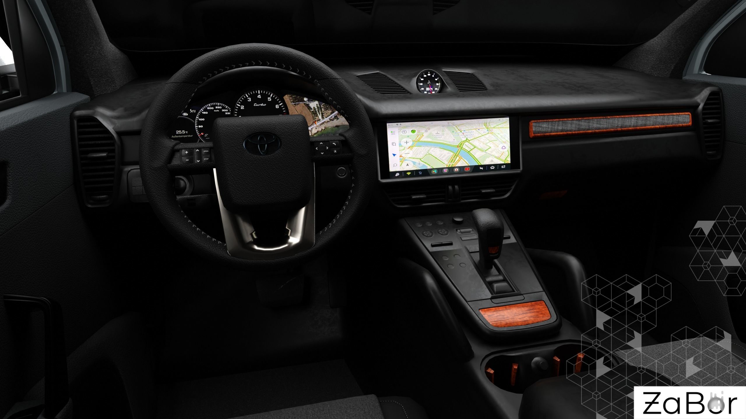 Toyota Hilux Xtra Cab 2021 Low-poly 3D model_13