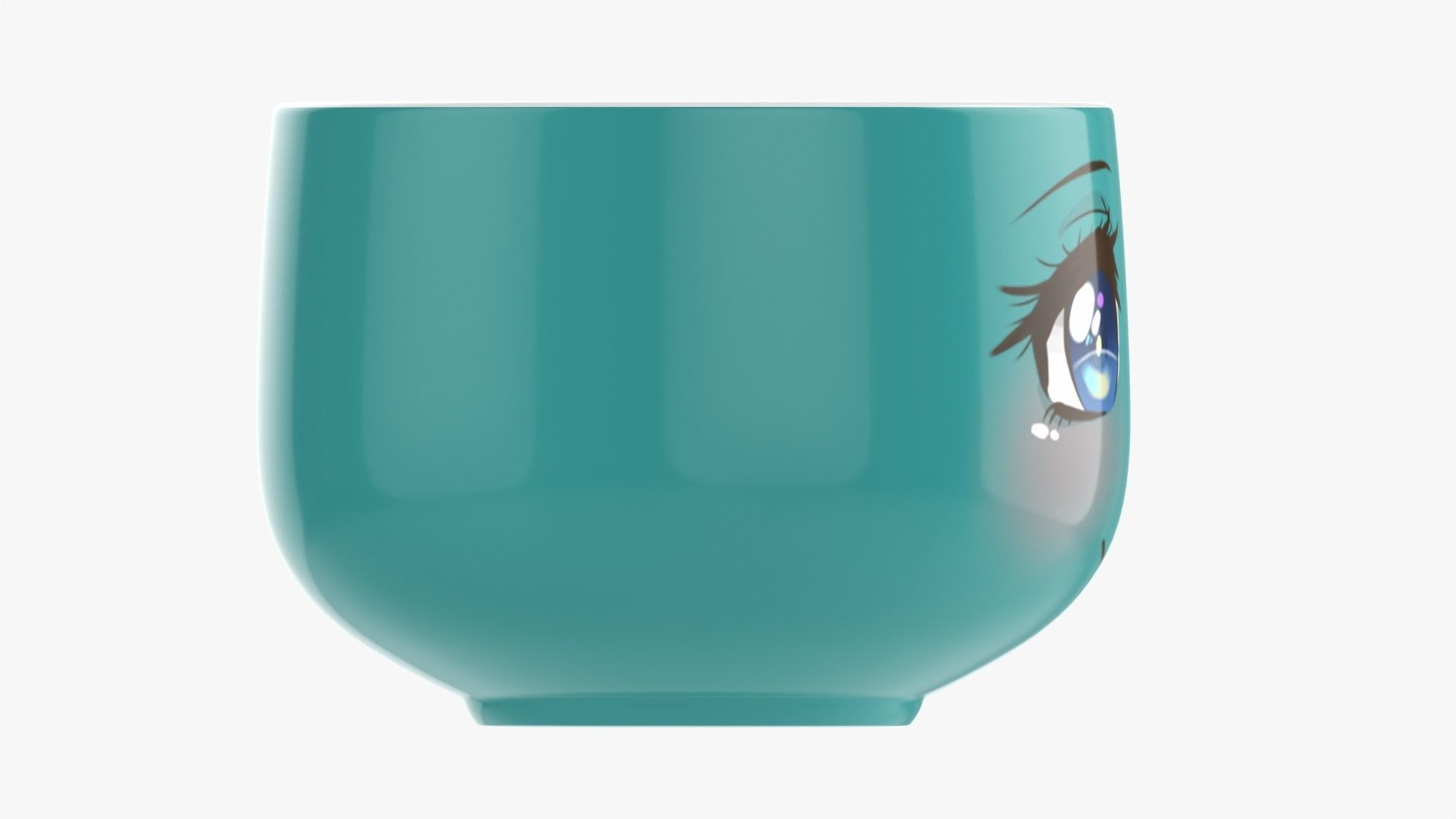 Coffee mug with handle 10 3D model_5