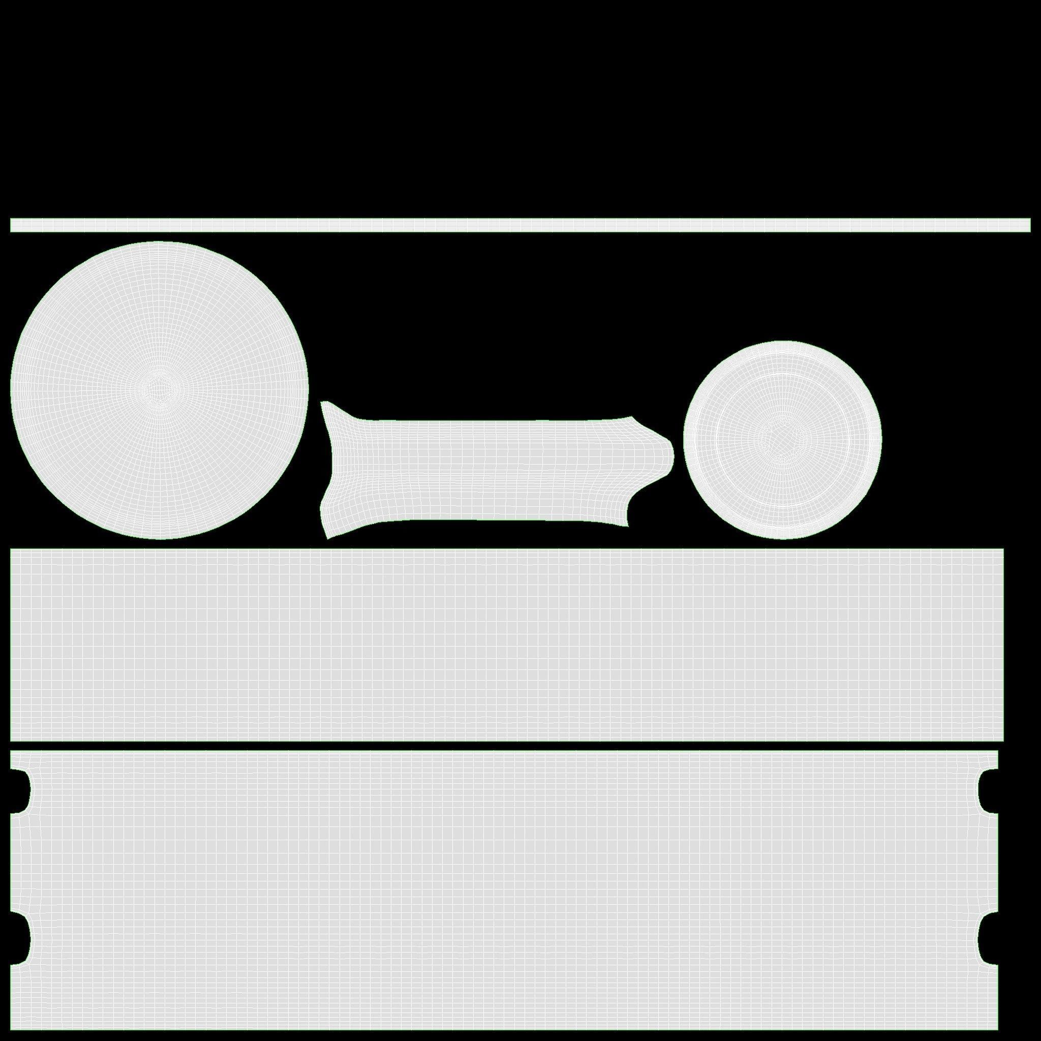 Coffee mug with handle 10 3D model_19