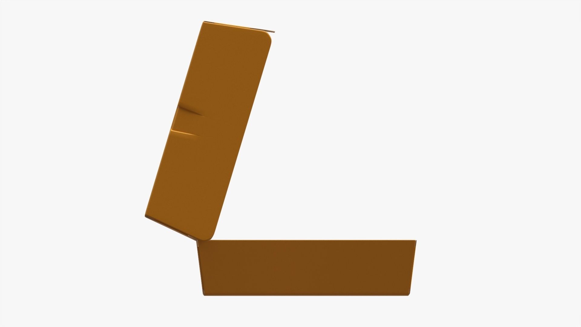 Paper box for fast food 01 large open 3D model_4