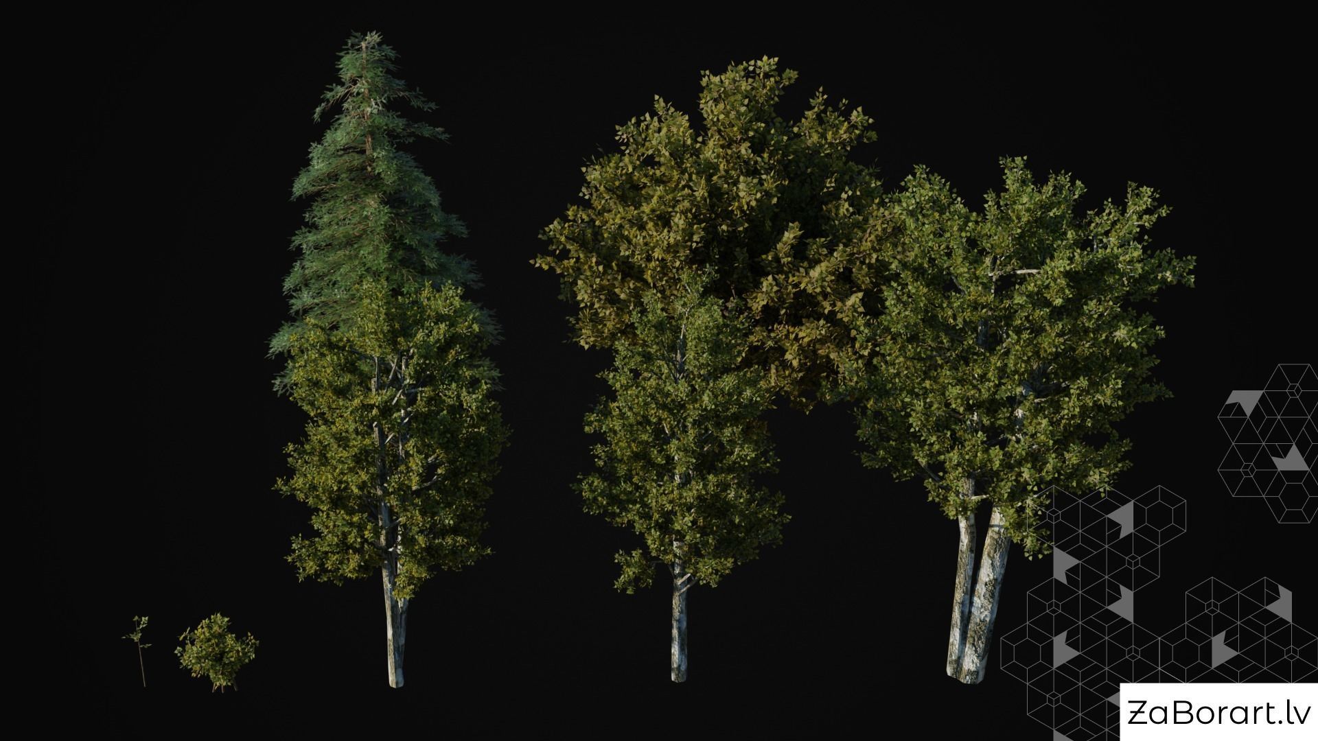 Location from FarCry5 but with cool Toyota Hilux Xtra Cab 2021 Low-poly 3D model_7