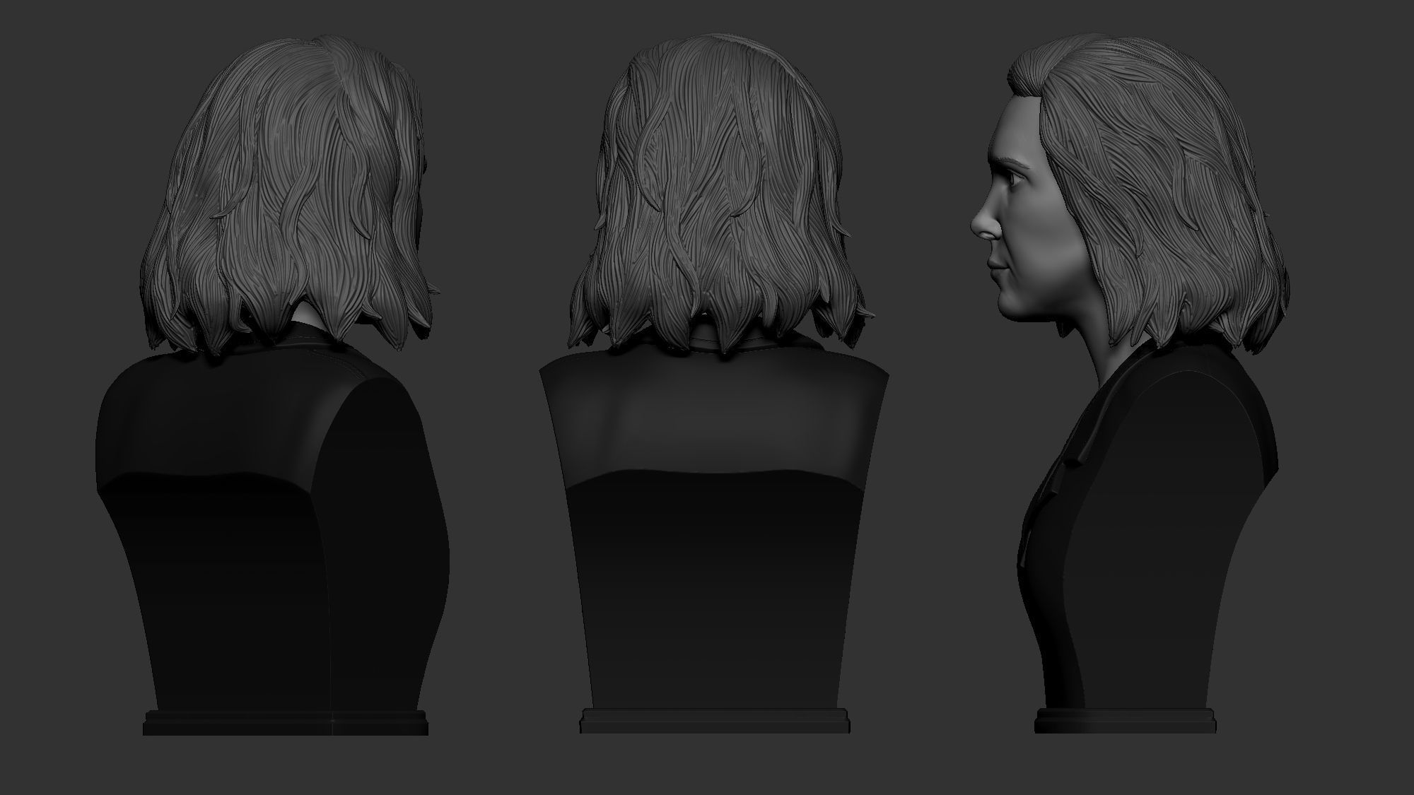 Eleven - Stranger Things - Bust 3D print model_3