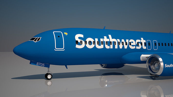 Southwest Airlines 737 max 8 3D model