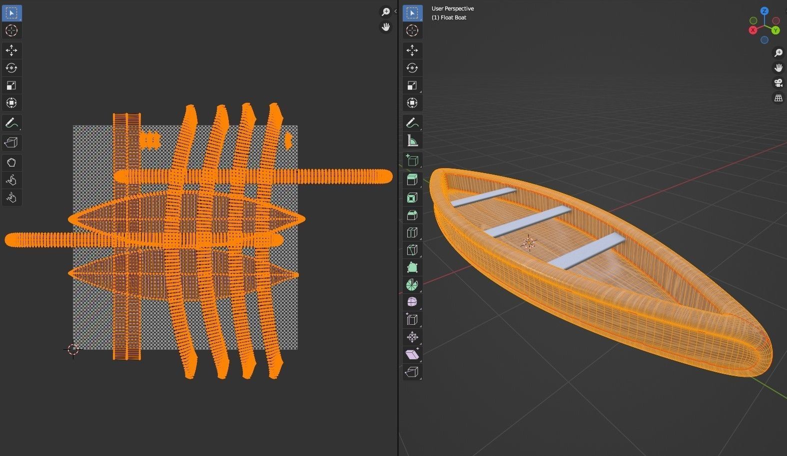 Float Boat 3D model_7