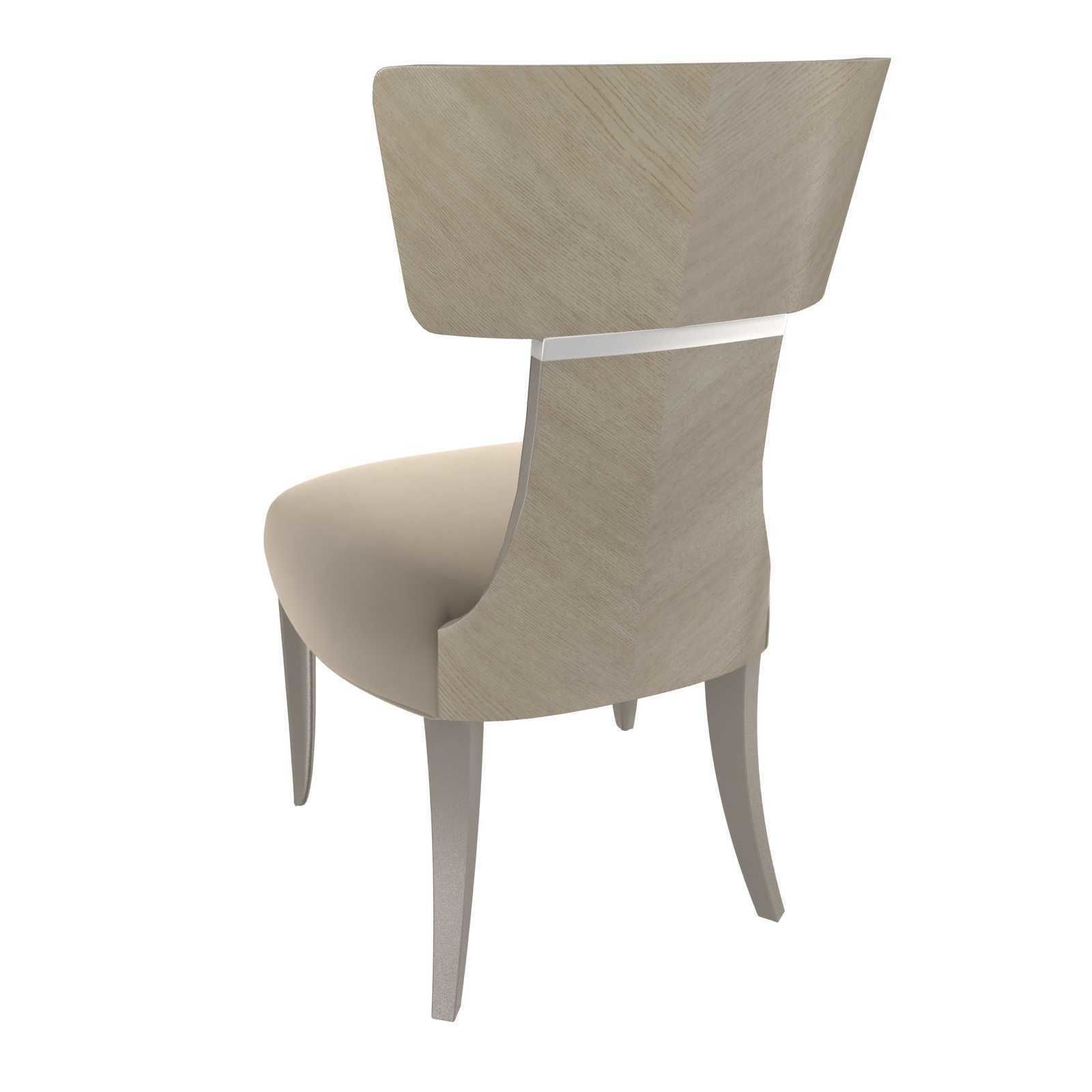 Michael Amini AICO LANTERNA rectangular dining table and chairs 3D model_7